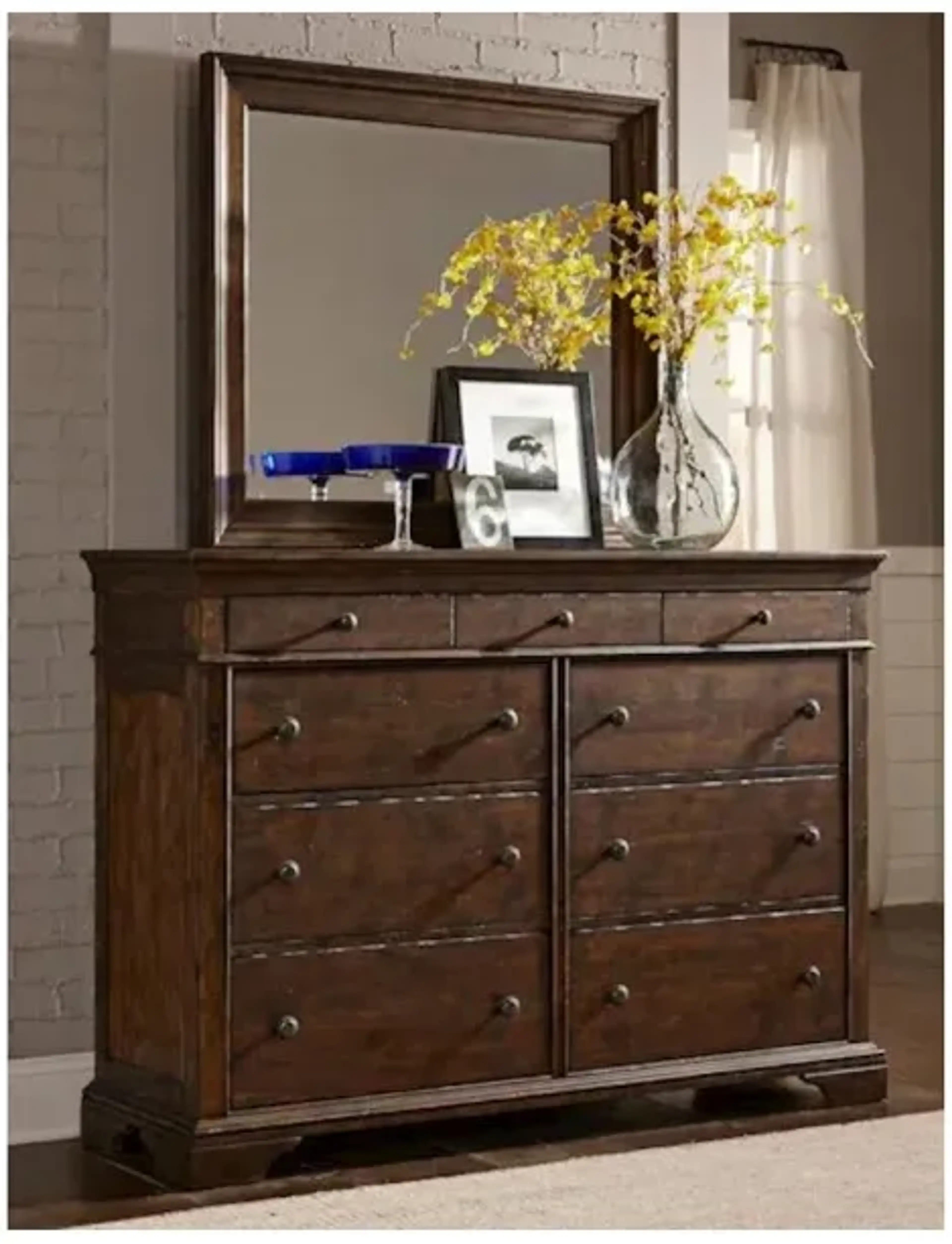 Legacy Classic Daisy Dresser 9 Drawers Jewelry Tray Felt Lined Top ...