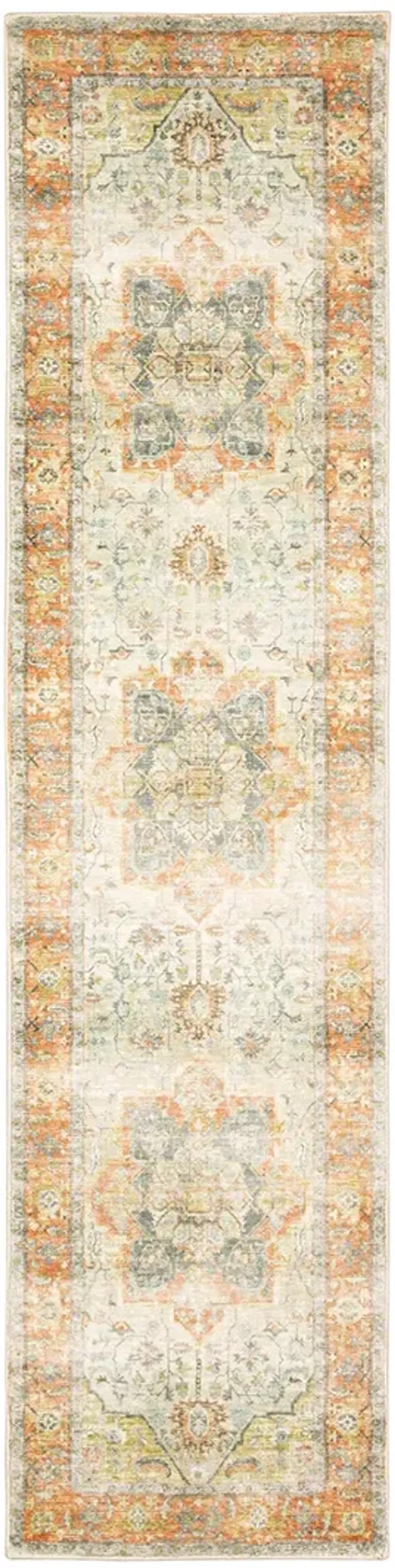 Savoy 2' x 8' Orange Rug