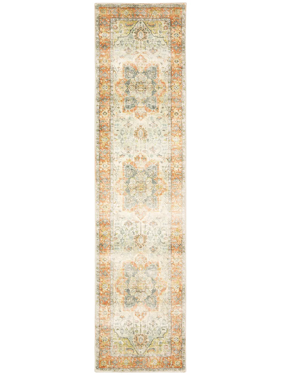 Savoy 2' x 8' Orange Rug