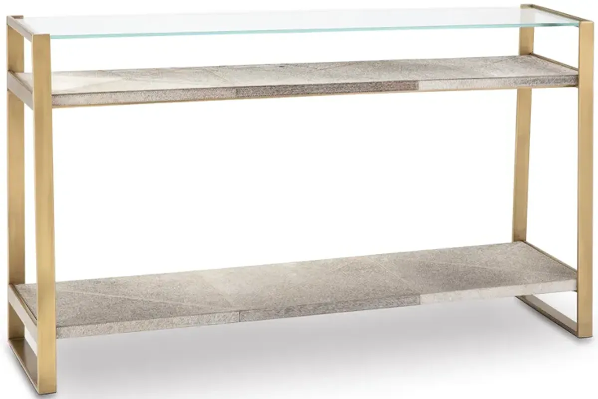 Andres Hair on Hide Console Table