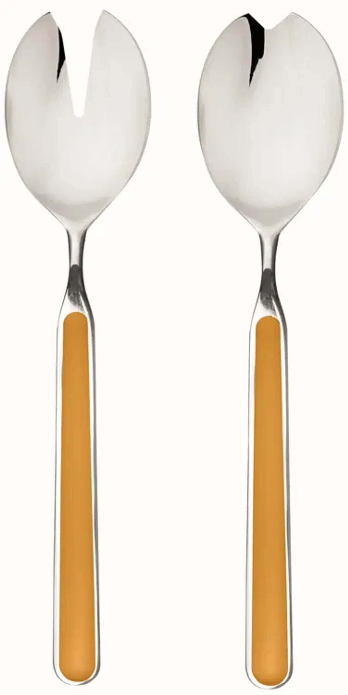 Fantasia 2-Piece Salad Serving Set in Mustard