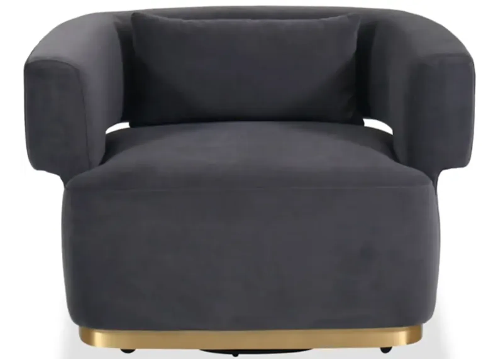 Bella Asphalt Swivel Chair