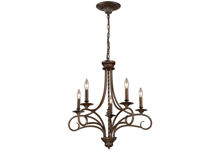 Gloucester 24'' Wide 5-Light Chandelier