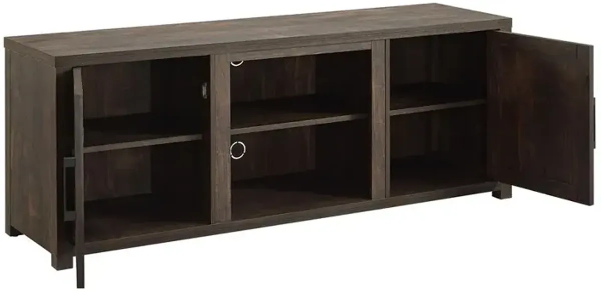 Gordon 58" Low Profile Tv Stand Dark Walnut