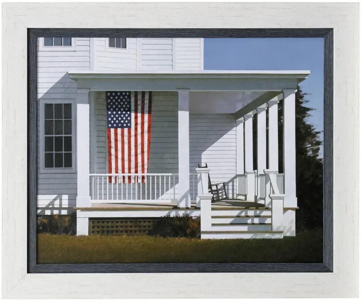 America Porch IV Framed Print