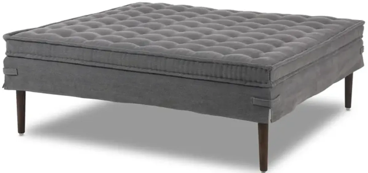 Cole 48" Broadway Denim Ottoman