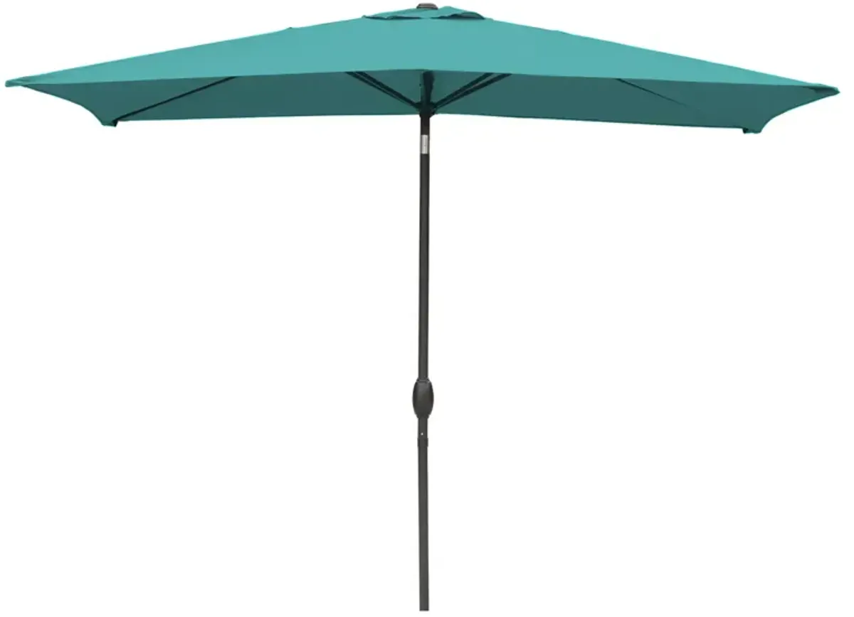 MONDAWE 10ft Rectangular Outdoor Patio Umbrella with Tilt and Crank