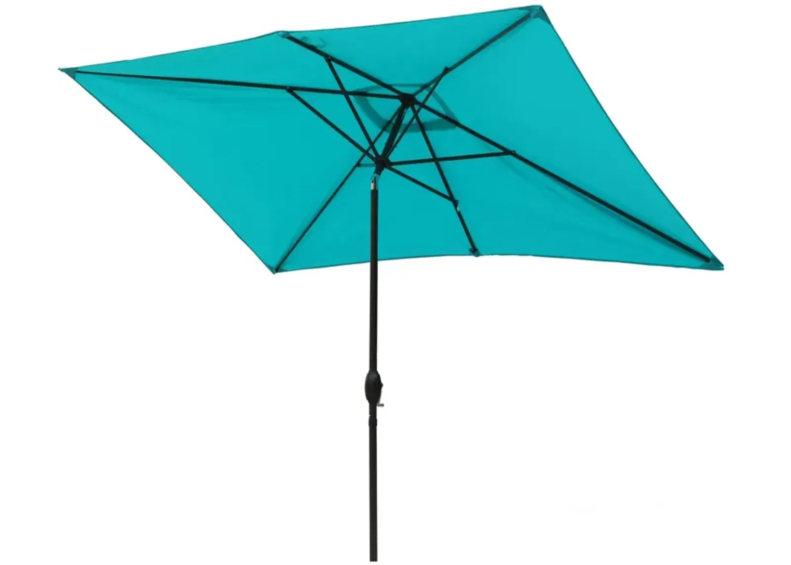 MONDAWE 10ft Rectangular Outdoor Patio Umbrella with Tilt and Crank