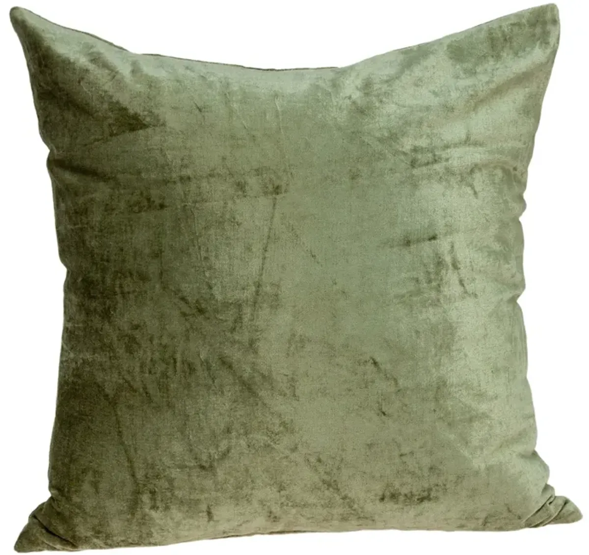 20" Olive Handloom Throw Pillow