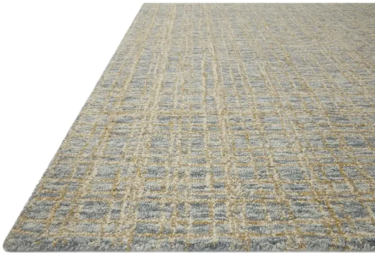 Polly POL03 Blue/Sand 5' x 7'6" Rug