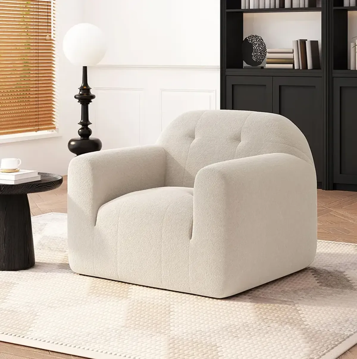 Merax Fabric Accent Chair for Living Room