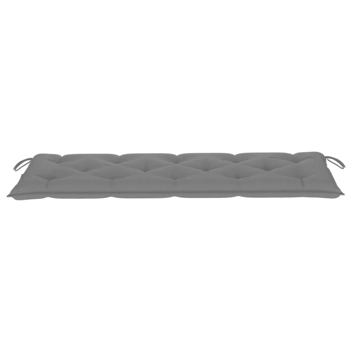 vidaXL Garden Bench Cushion Gray 59.1"x19.7"x2.8" Fabric