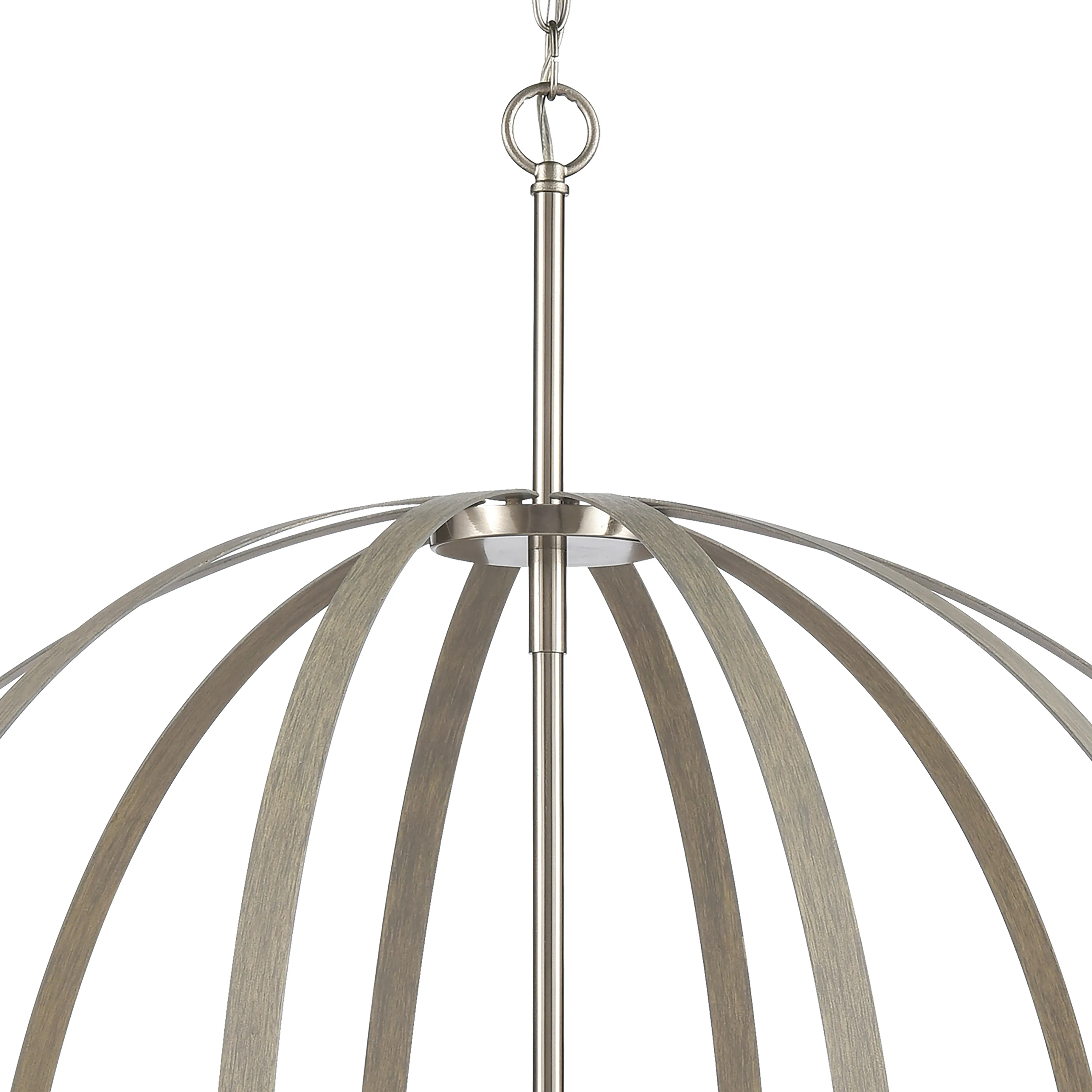 Rotunde 38'' Wide 10-Light Brown Chandelier