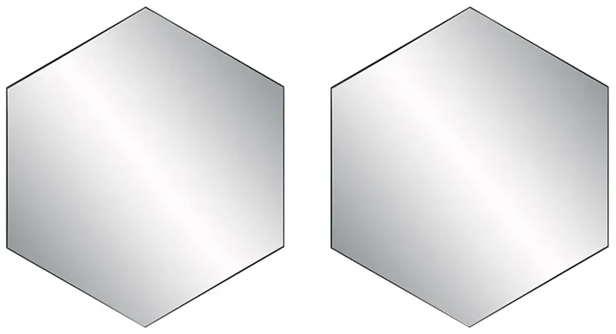 Amaya Octagonal Mirrors (Set of 2)