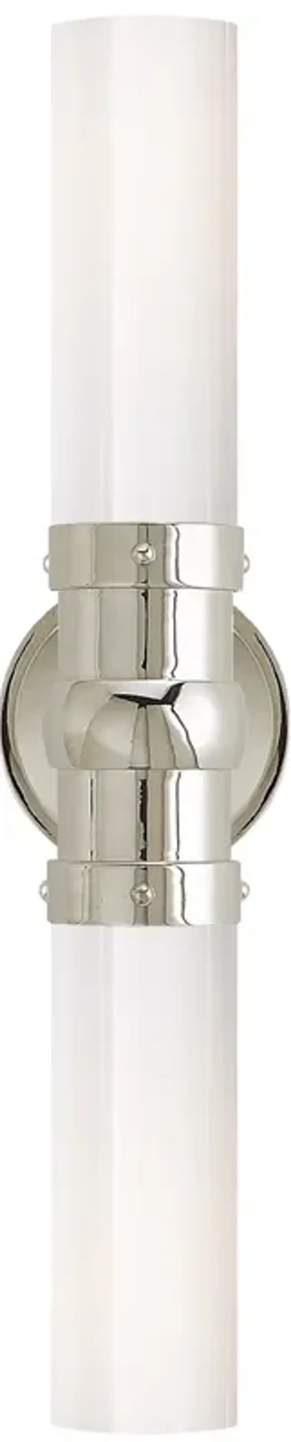 Graydon Single Bath Light in Polished Nickel