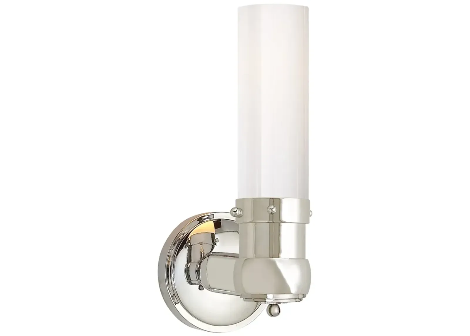 Graydon Single Bath Light in Polished Nickel