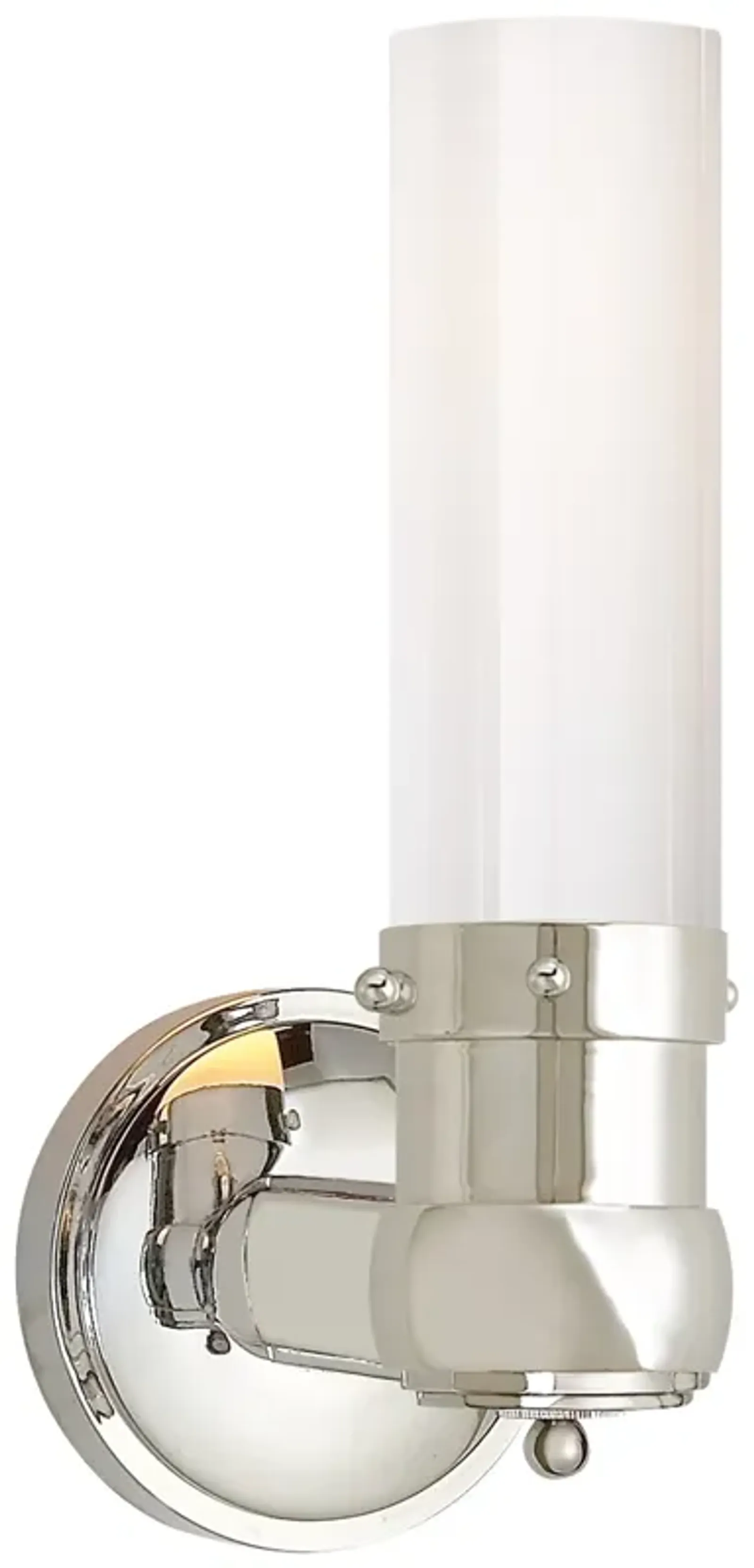 Graydon Single Bath Light in Polished Nickel