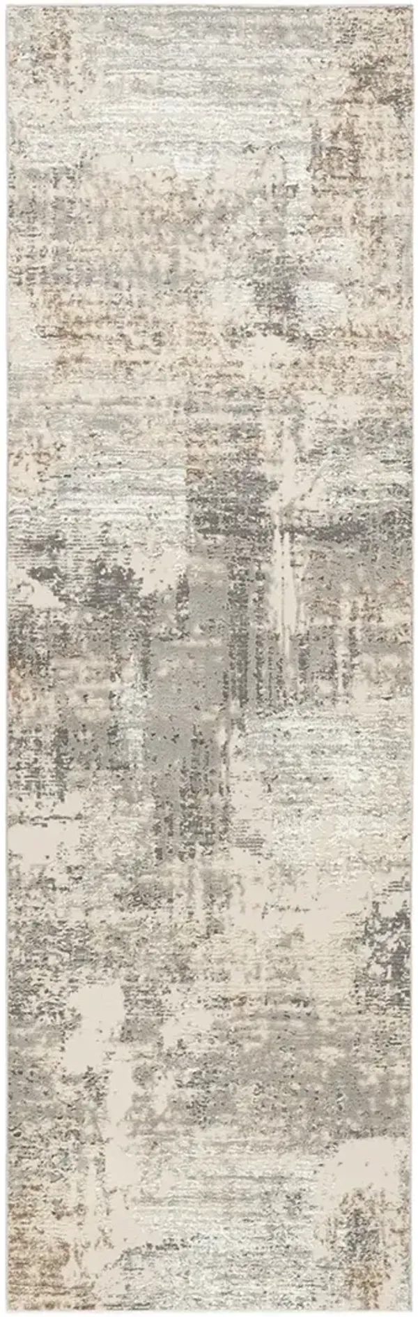 Sustainable Trends SUT04 Beige/Gray 2'2" x 7'6" Rug