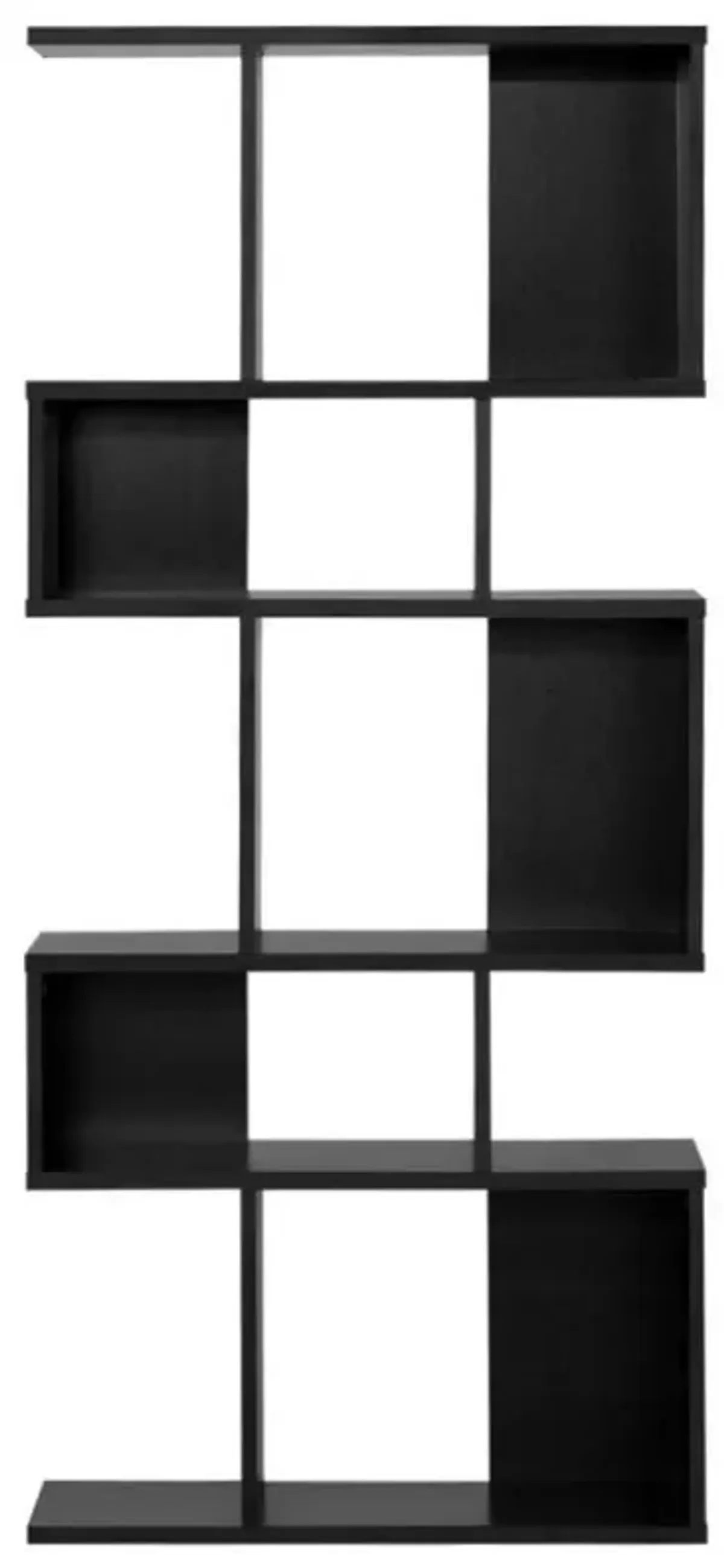 Hivago 5 Cubes Ladder Shelf Corner Bookshelf Display Rack Bookcase