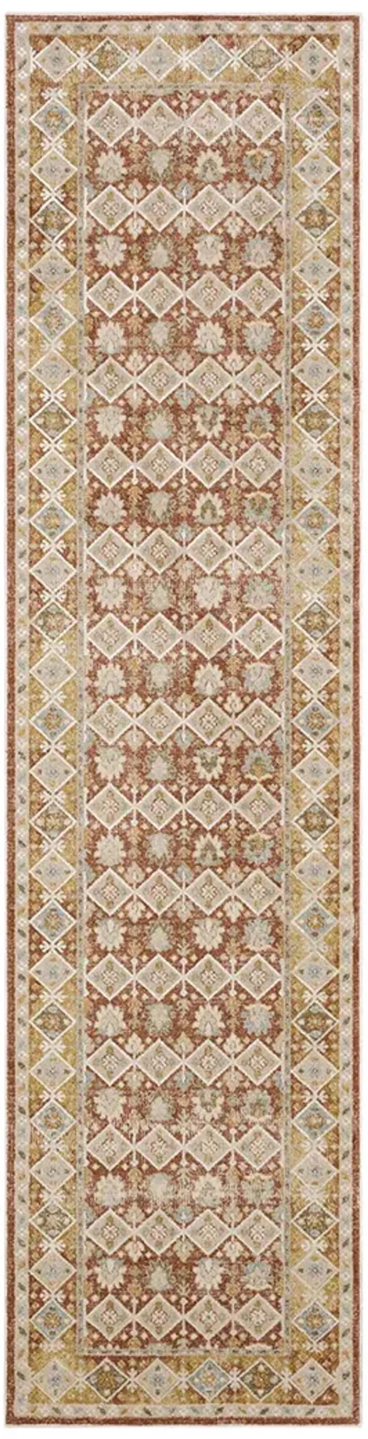 Windermere Staveley Terracotta 2' 6" X 10' Rug