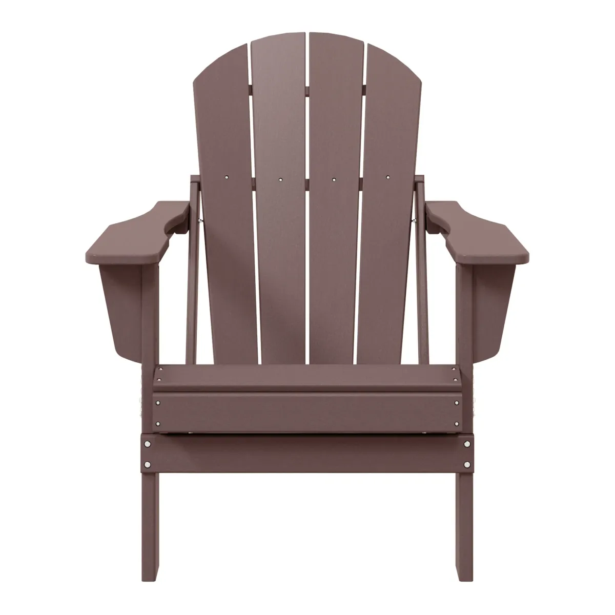 WestinTrends HDPE Outdoor Patio Folding Poly Adirondack Chair