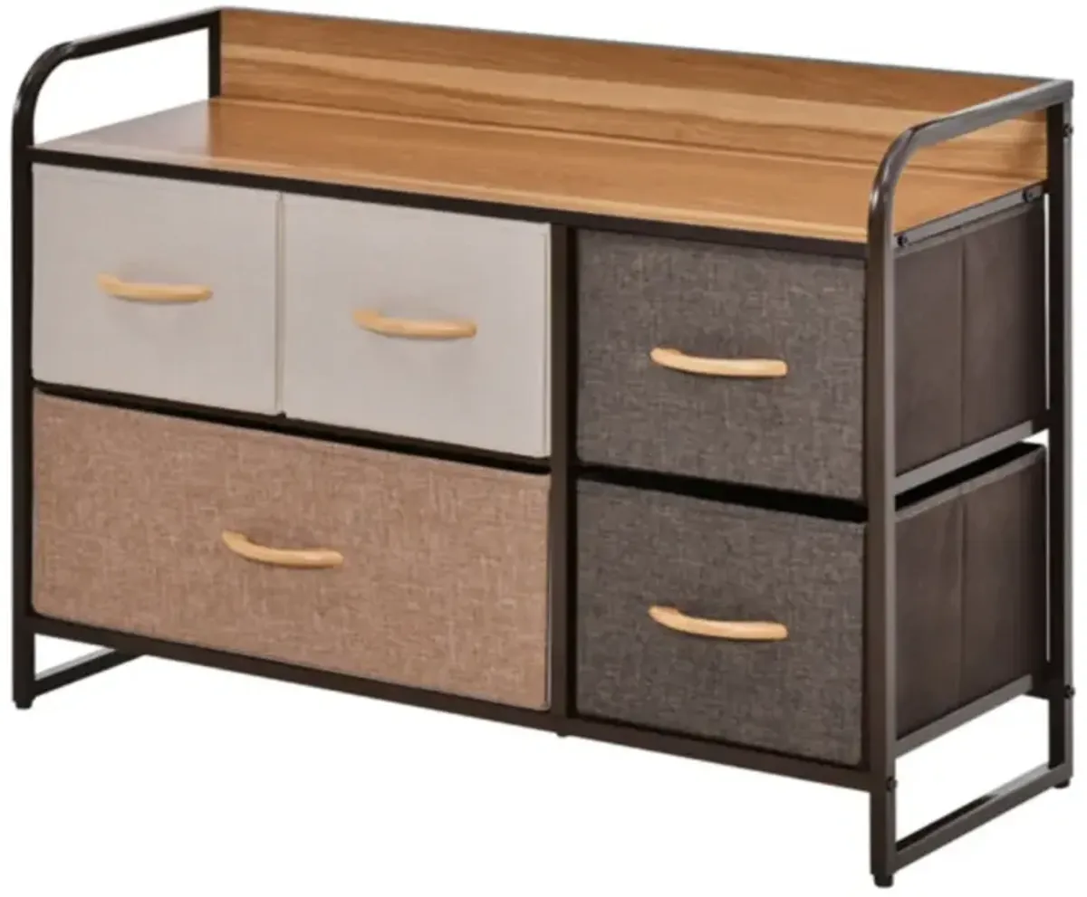 Chester Dresser with Multiple Drawers for Bedroom or Storage Room
