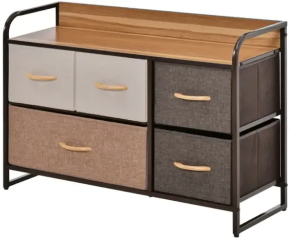 Chester Dresser with Multiple Drawers for Bedroom or Storage Room