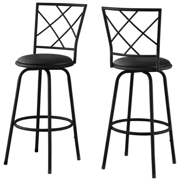 Metal Bar Chairs for Kitchen Island, Counter, or Home Bar Seating