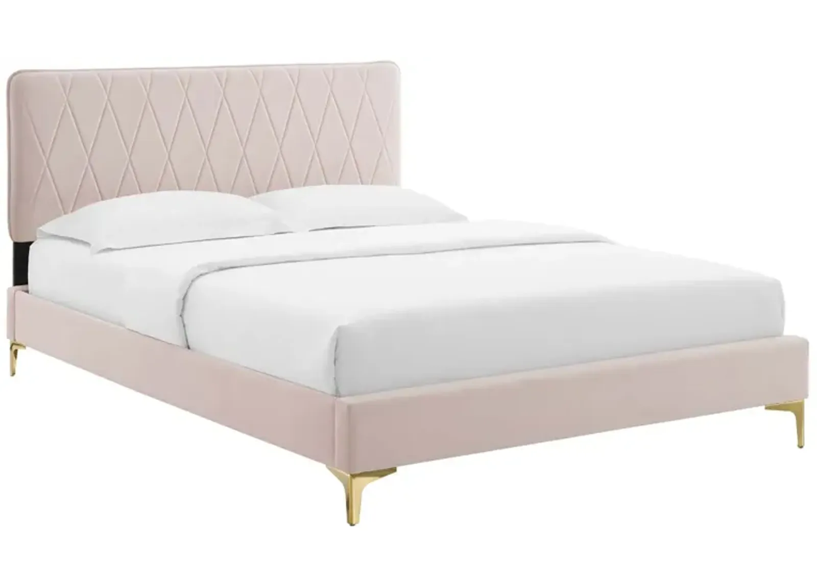 Modway - Phillipa Performance Velvet King Platform Bed