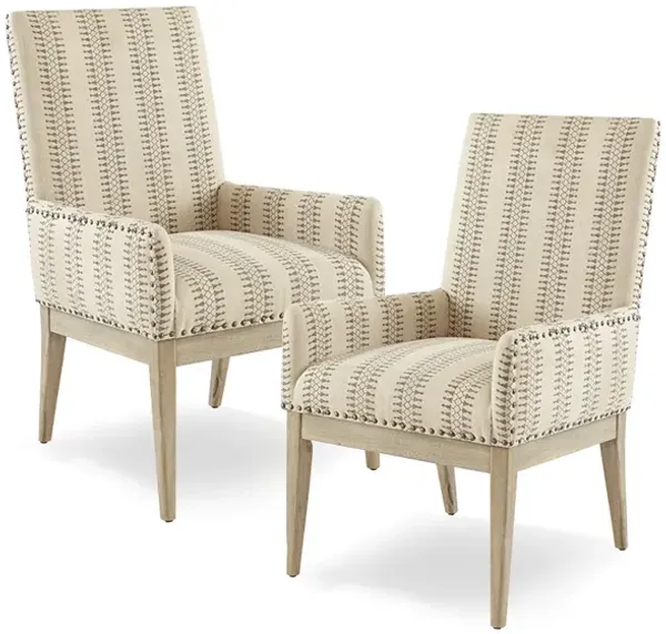 Streamdale Rika Arm Dining Chair(Set Of 2)