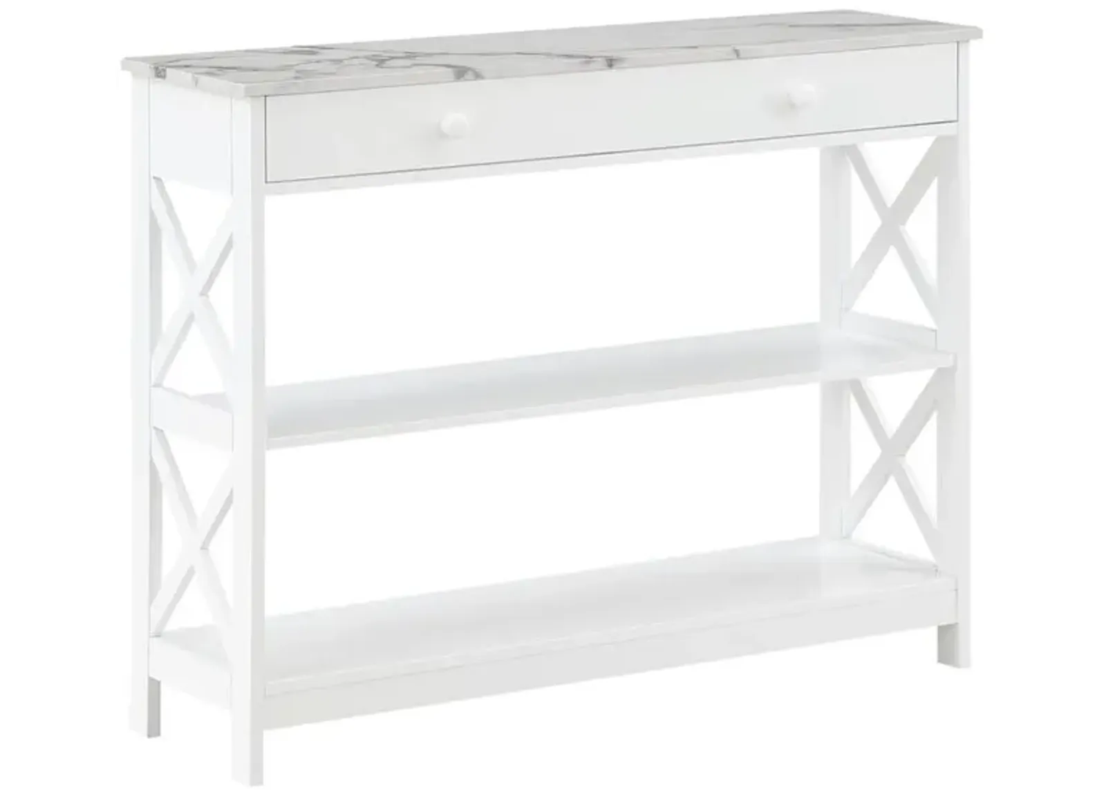 Convience Concept, Inc. Oxford 1 Drawer Console Table with Shelves