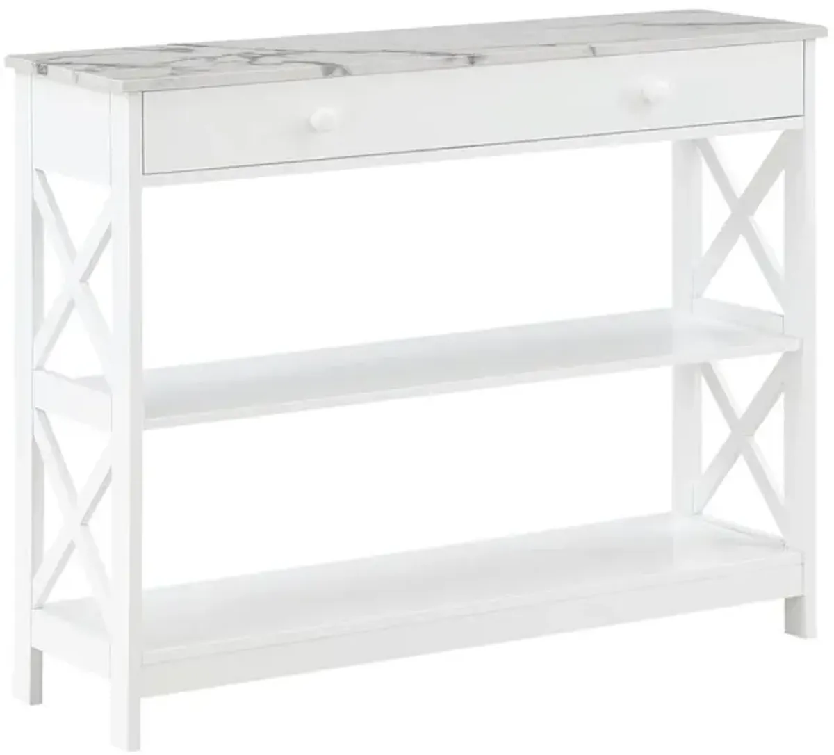 Convience Concept, Inc. Oxford 1 Drawer Console Table with Shelves