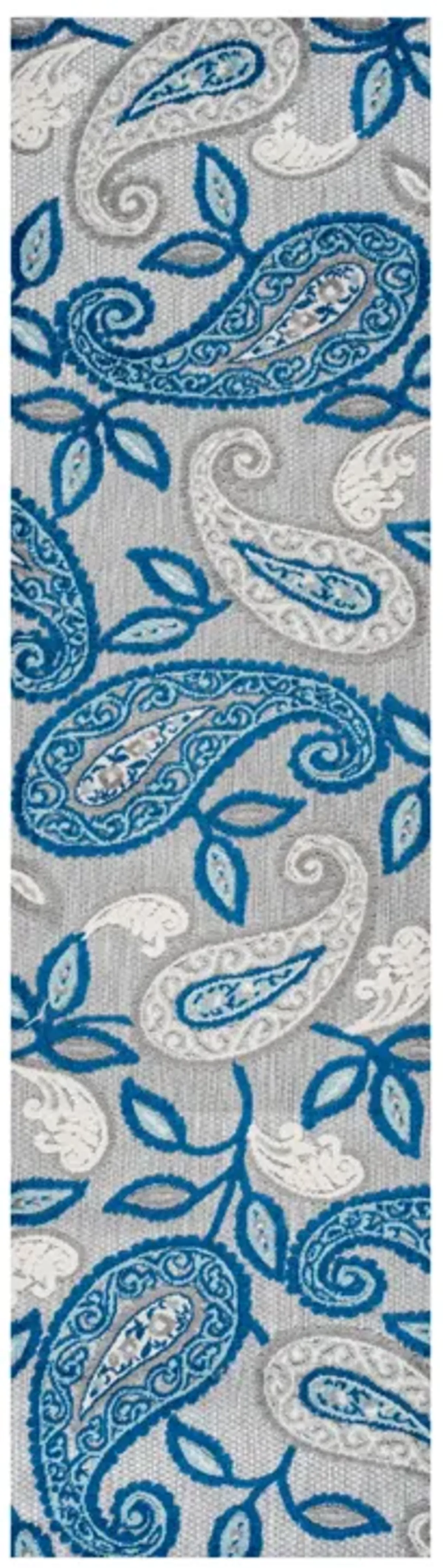 Julien Paisley High-Low Indoor/Outdoor Area Rug