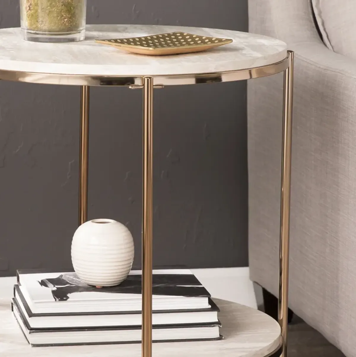 Ashburton  Marble End Table