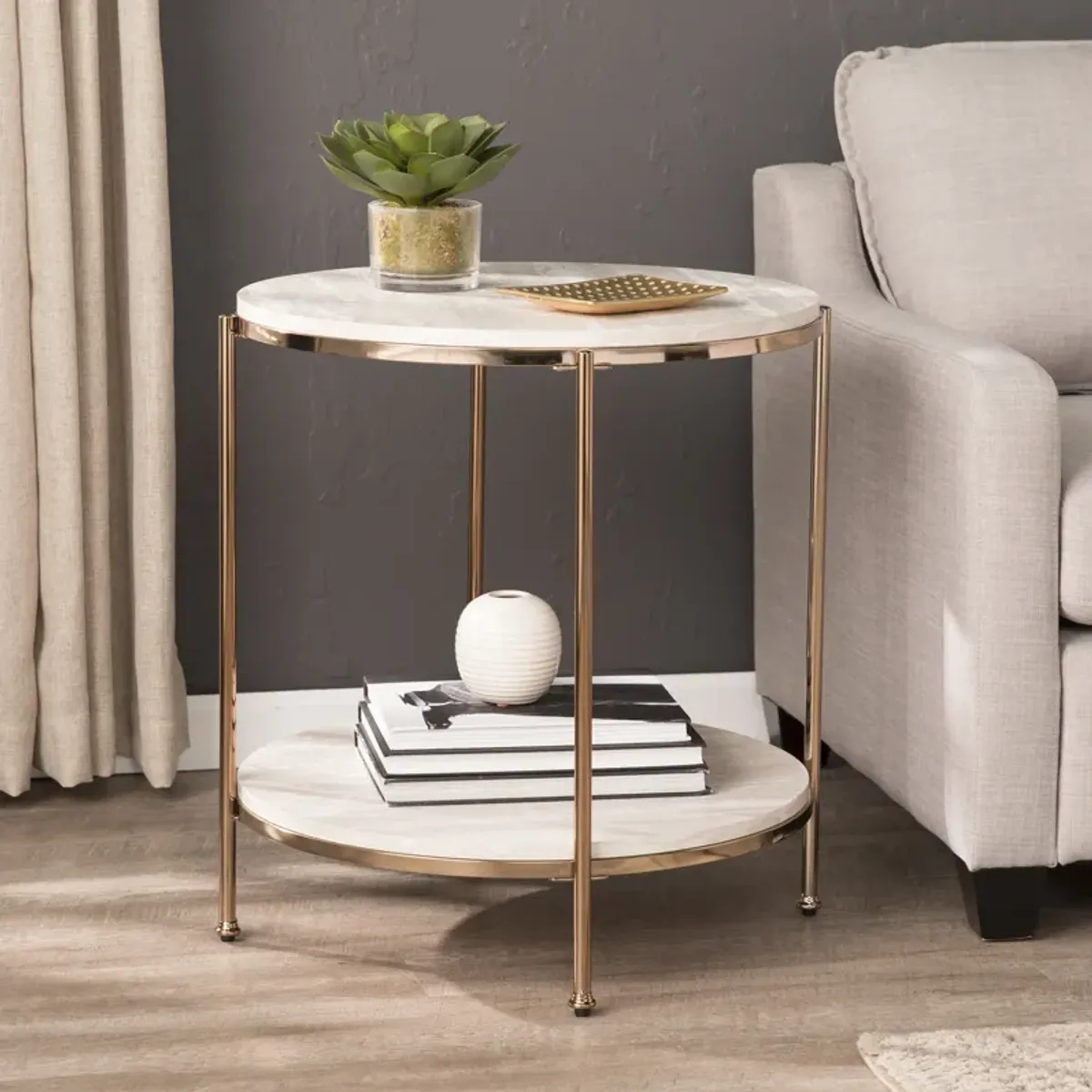 Ashburton  Marble End Table