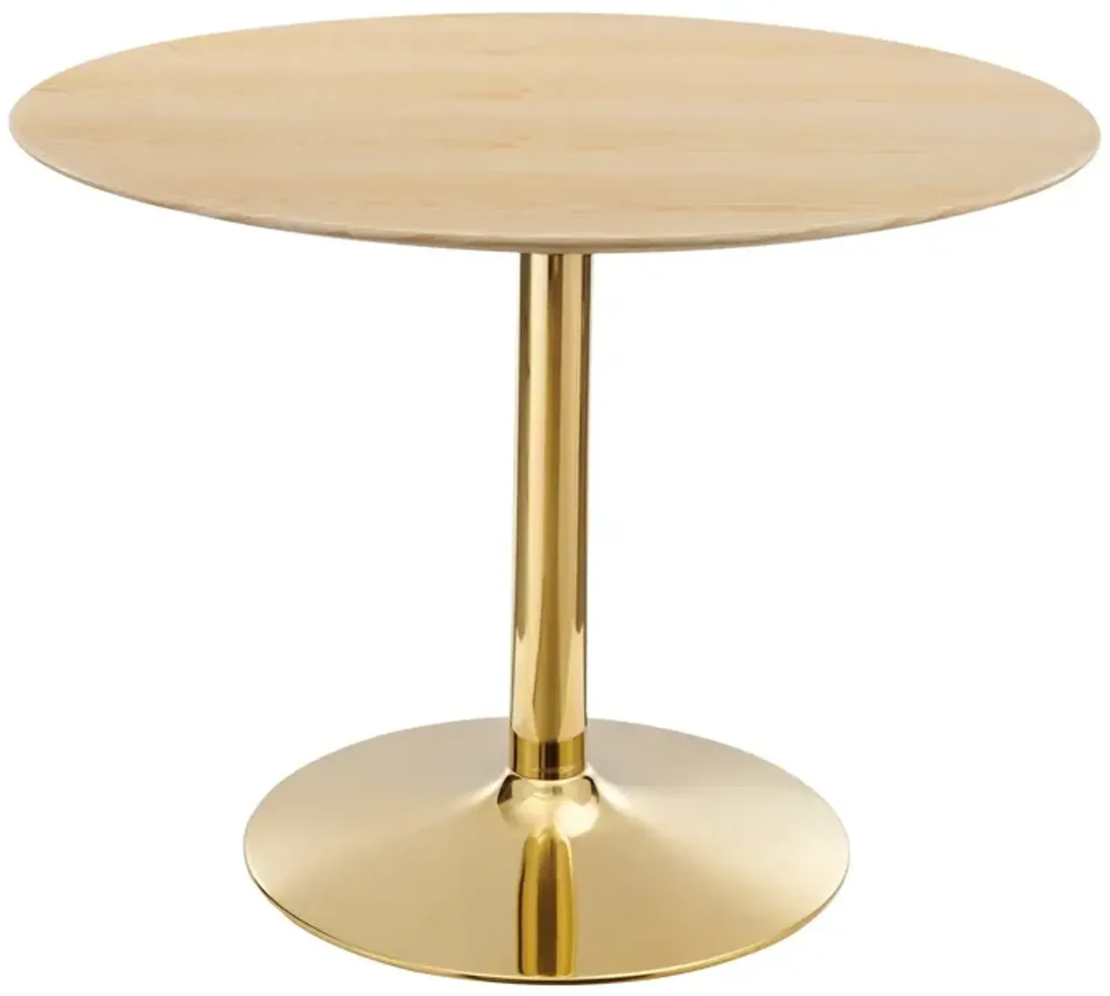 Modway - Verne 40" Dining Table Gold Natural