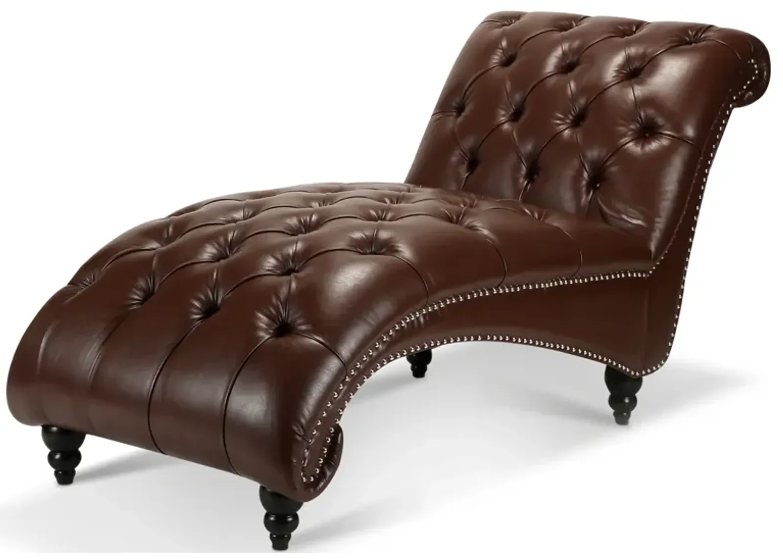 Tufted Armless Chaise Lounge