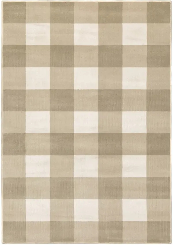 Georgia 3'10" x 5'5" Beige Rug