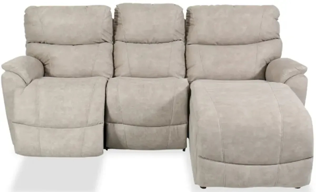 Trouper Stucco Loveseat with Chaise