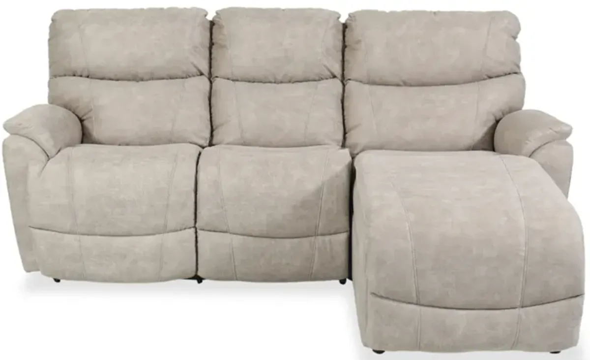 Trouper Stucco Loveseat with Chaise