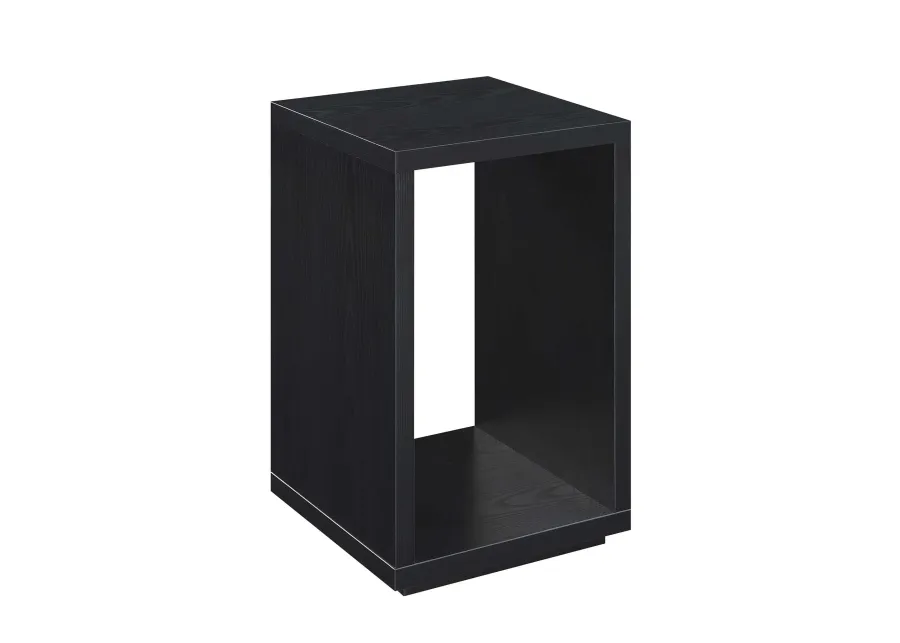 Convenience Concepts Northfield Admiral End Table with Shelf, Black