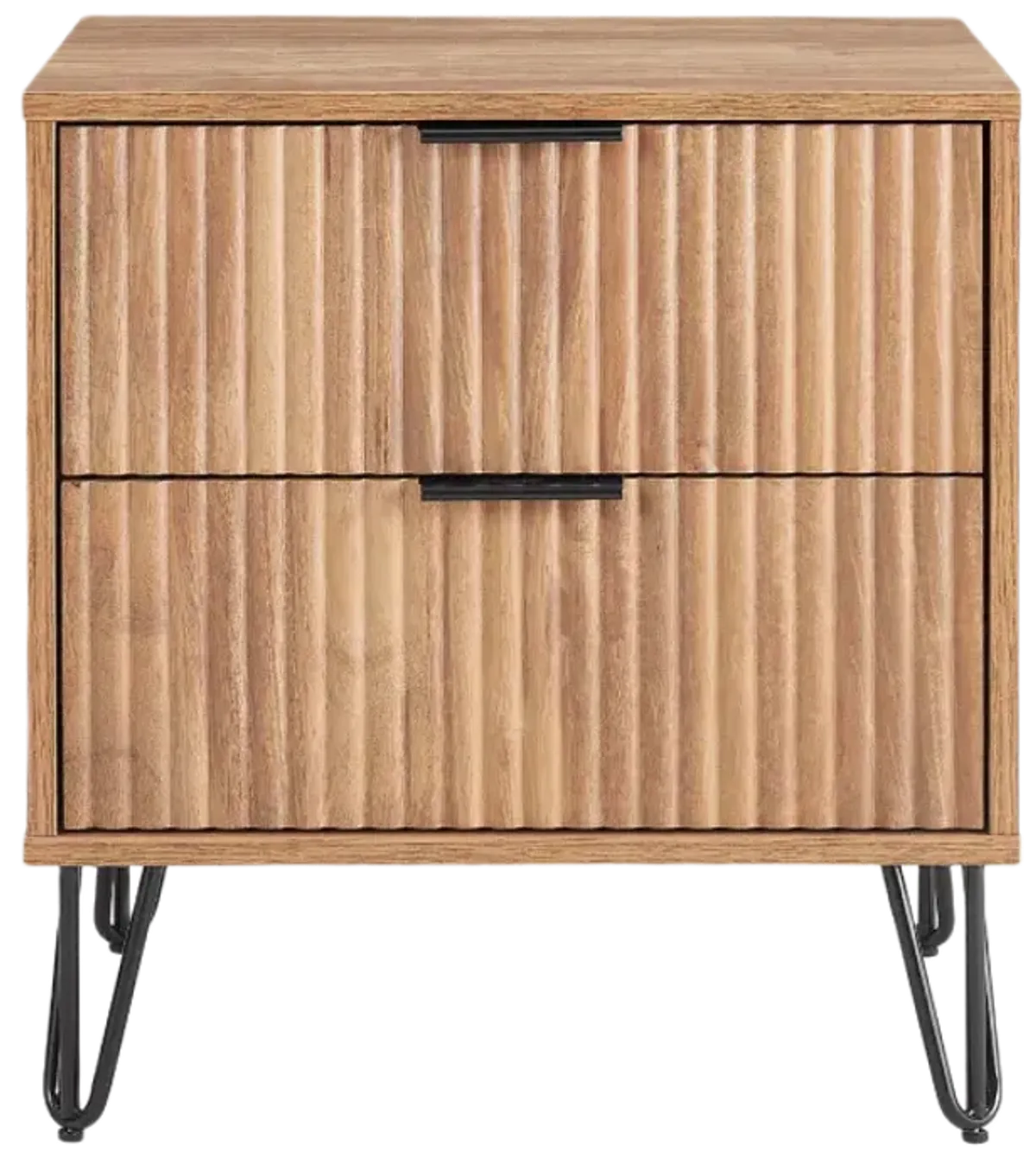 Dumbo 2-Drawer Nightstands in Brown (Set of 2)