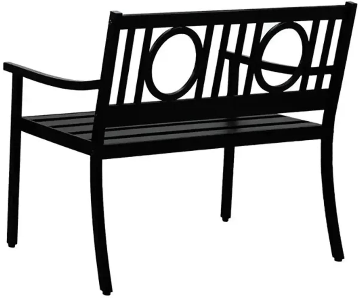 Carolina Living Gramercy Outdoor Bench - Black