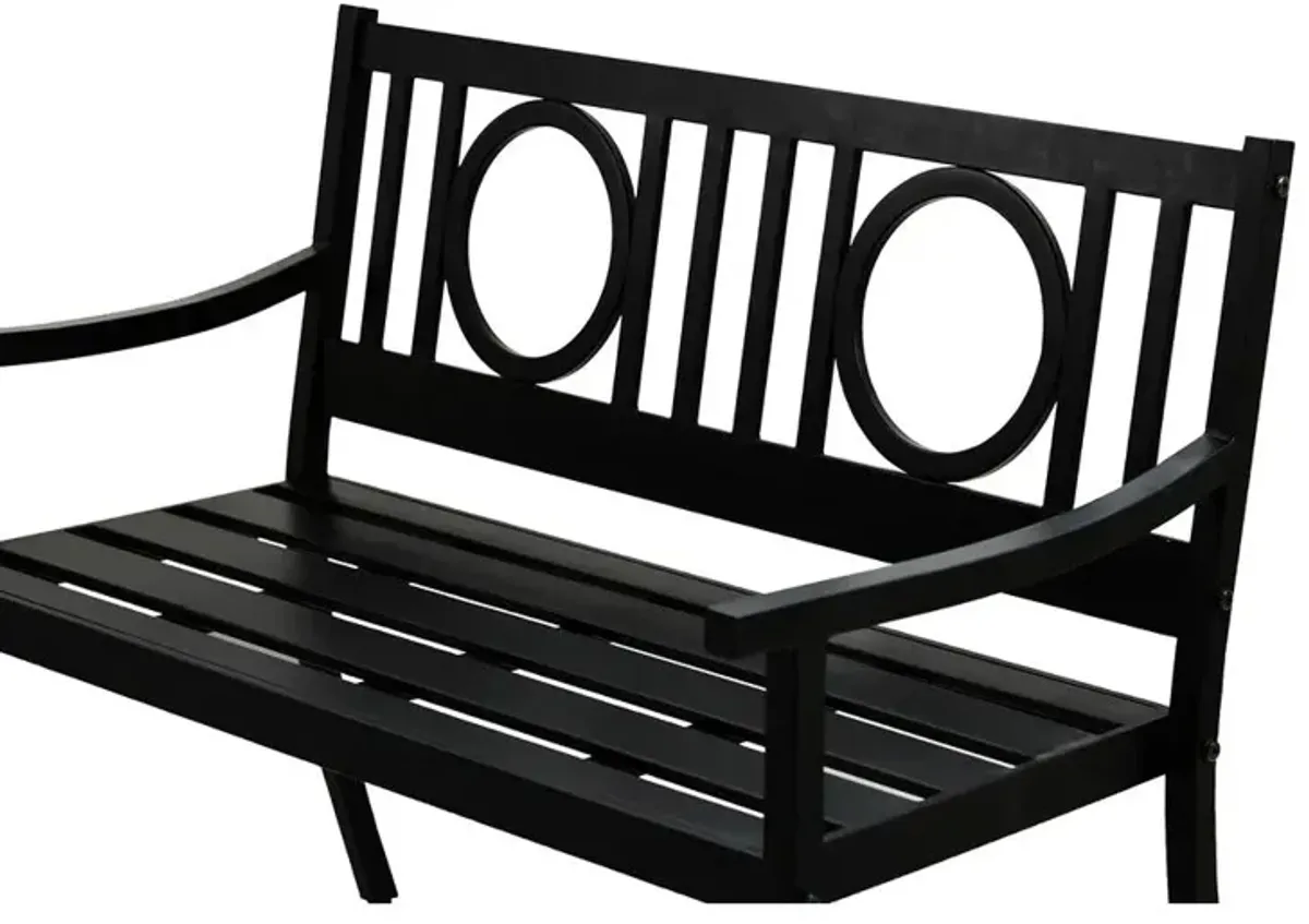 Carolina Living Gramercy Outdoor Bench - Black