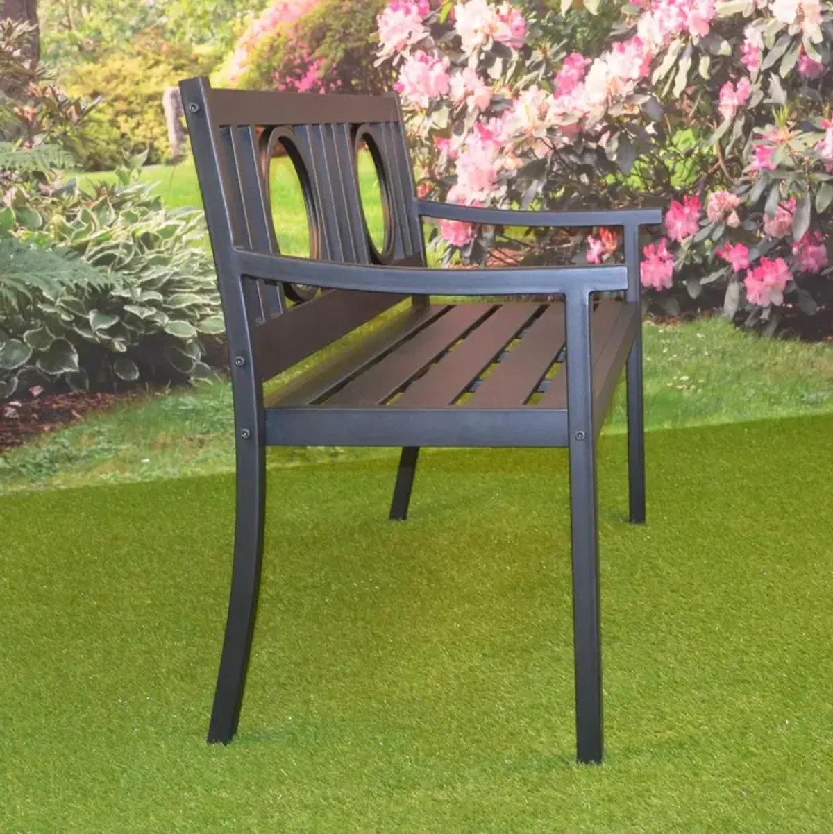 Carolina Living Gramercy Outdoor Bench - Black