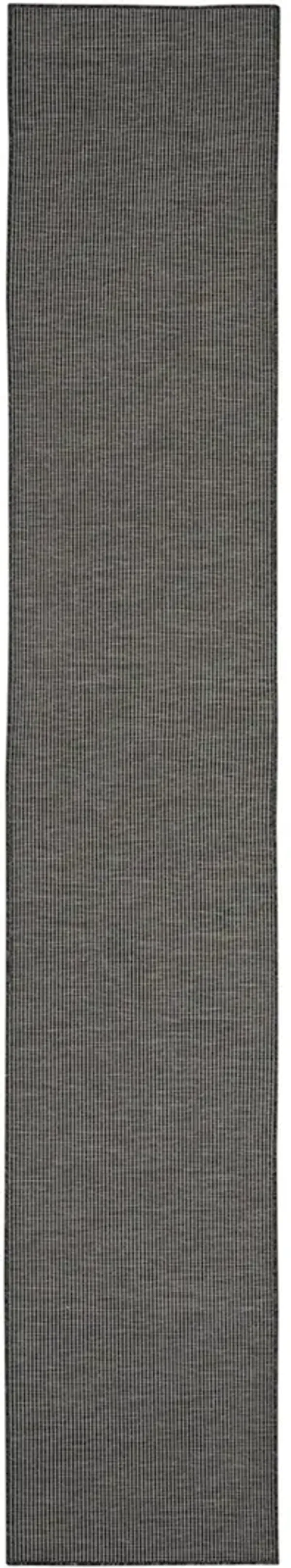 Positano POS01 Charcoal 2'2" x 12' Rug