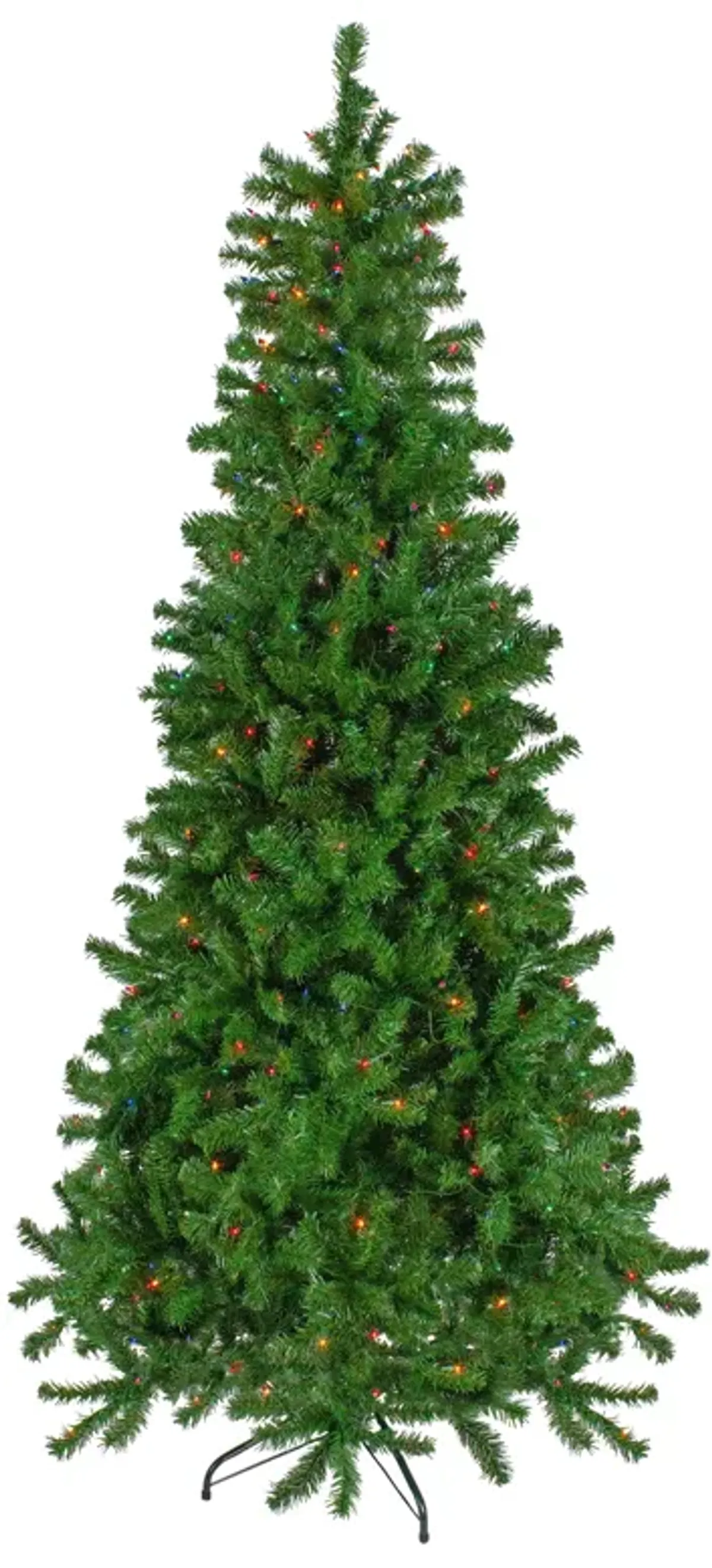 7' Pre-Lit Norfolk Spruce Artificial Christmas Tree  Multi Lights