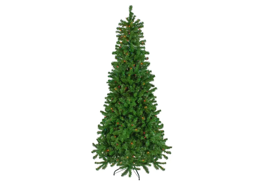 7' Pre-Lit Norfolk Spruce Artificial Christmas Tree  Multi Lights