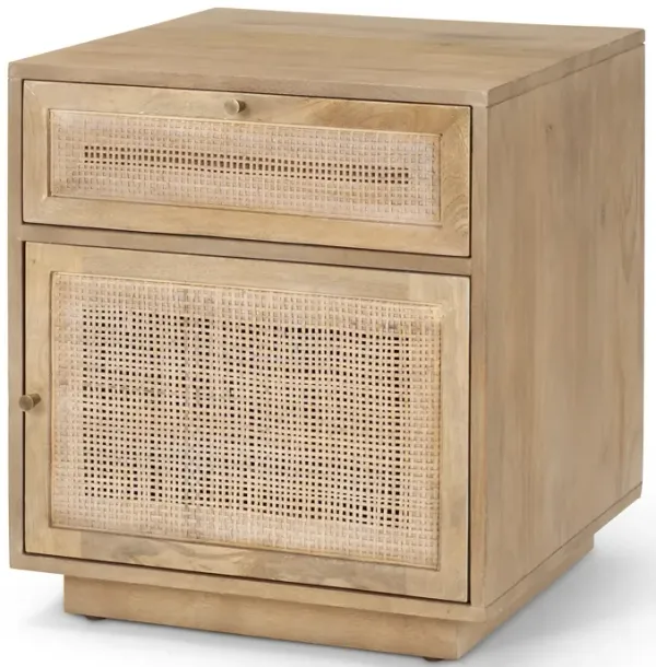 Grier Light Brown Accent Table