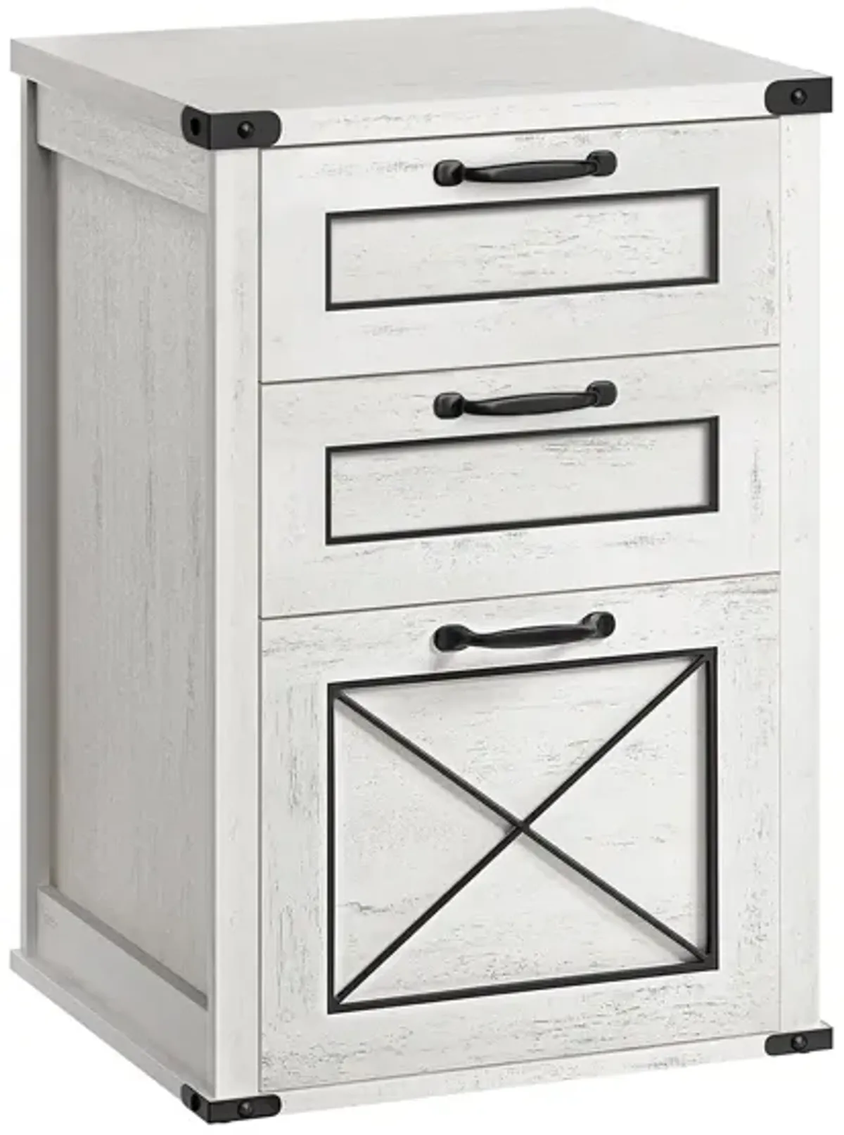 3-Drawer File Cabinet for Organized Office Storage and Filing